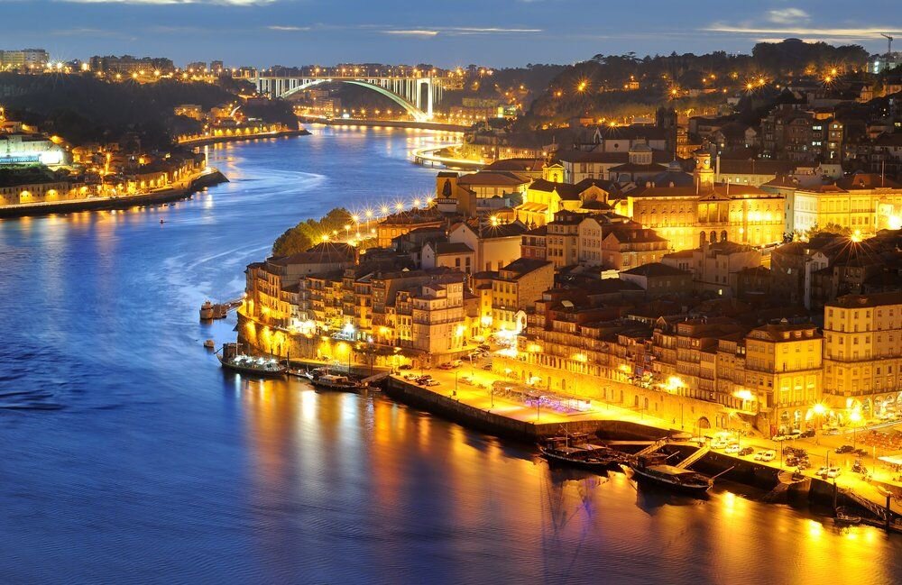 porto a noite