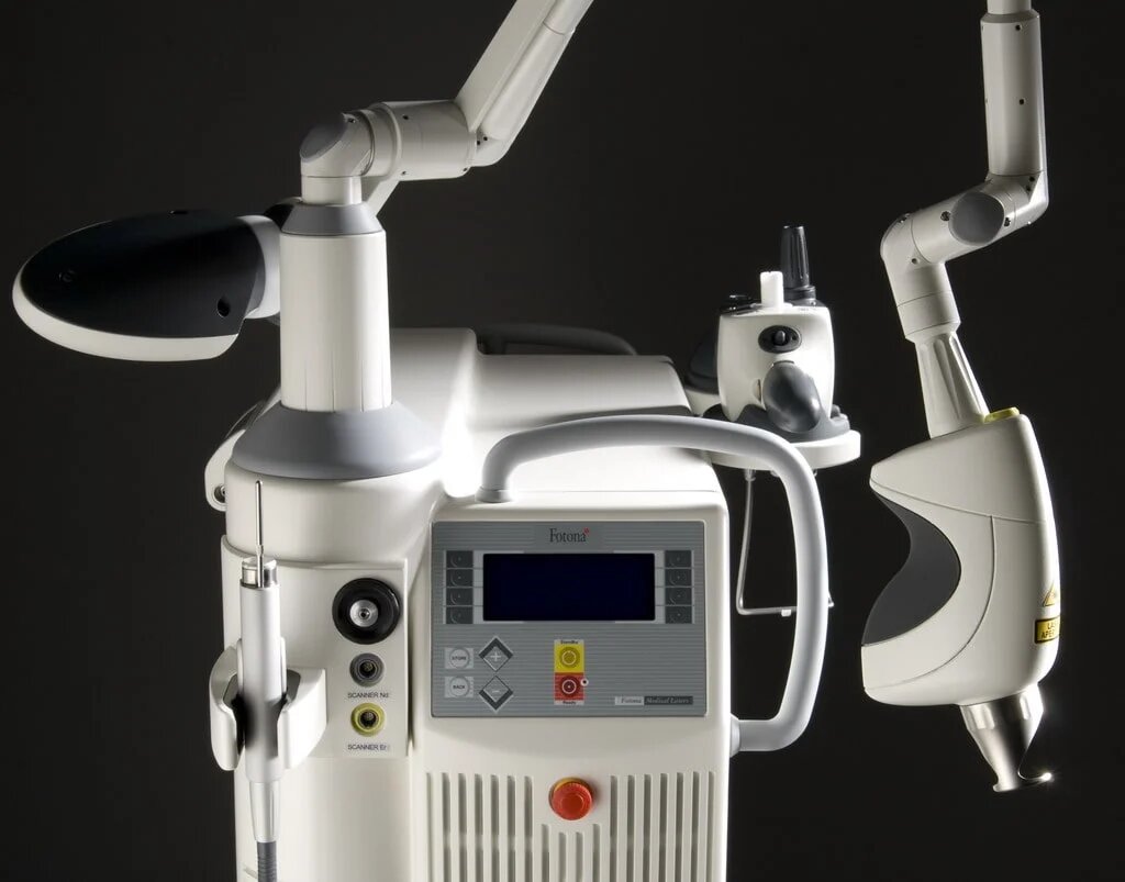 Fotona machine displayed against black background