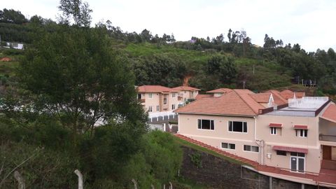 gated community across the stream