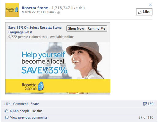 3 eCommerce facebook offers example 3 eCommerce facebook offers example