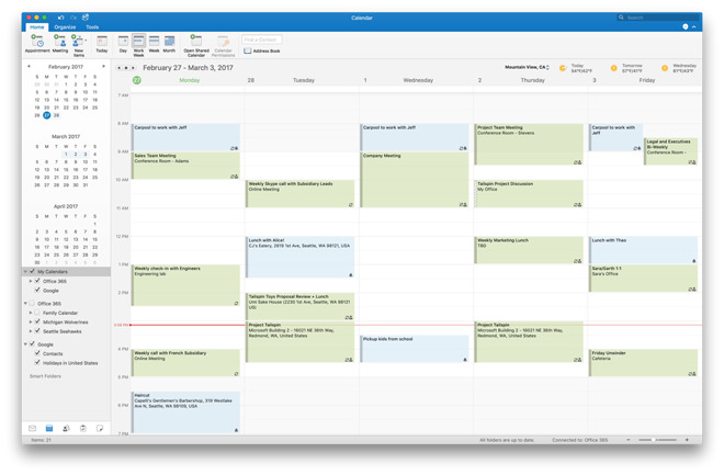 Outlook / Office 365 SMS Appointment Reminders