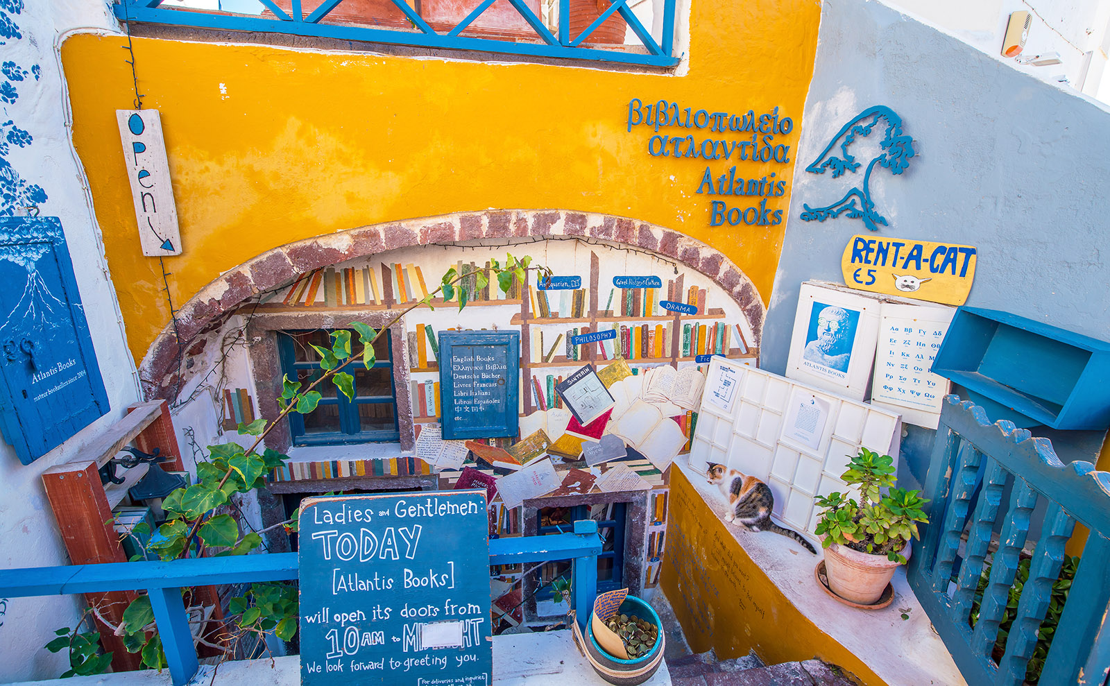 Add Atlantis Books in Santorini, Greece to Your Must-Visit Bookshop List