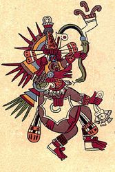 Quetzalcoatl. Códice Borbónico.