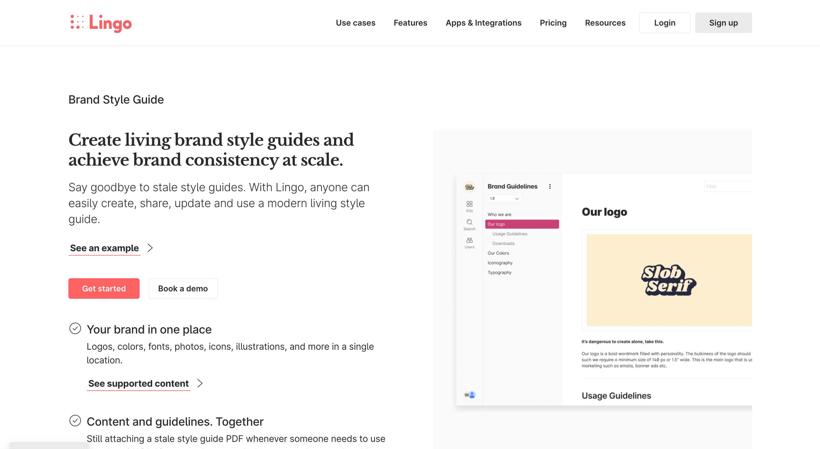Lingo Brand Style Guides