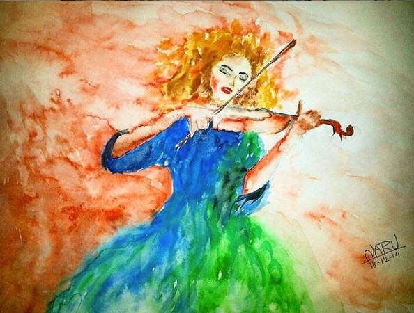 Girl Playing Violin