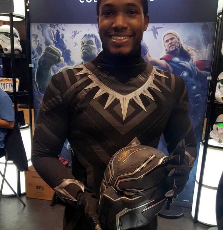 Suited Up as Black Panter