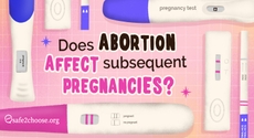 pregnancy tests depicting fertility after a safe abortion