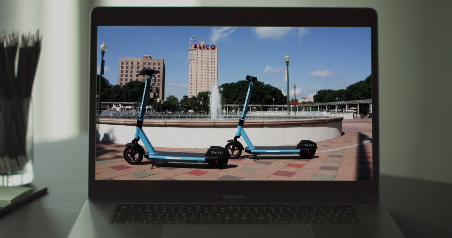 Frame from a video case study of Blue Duck