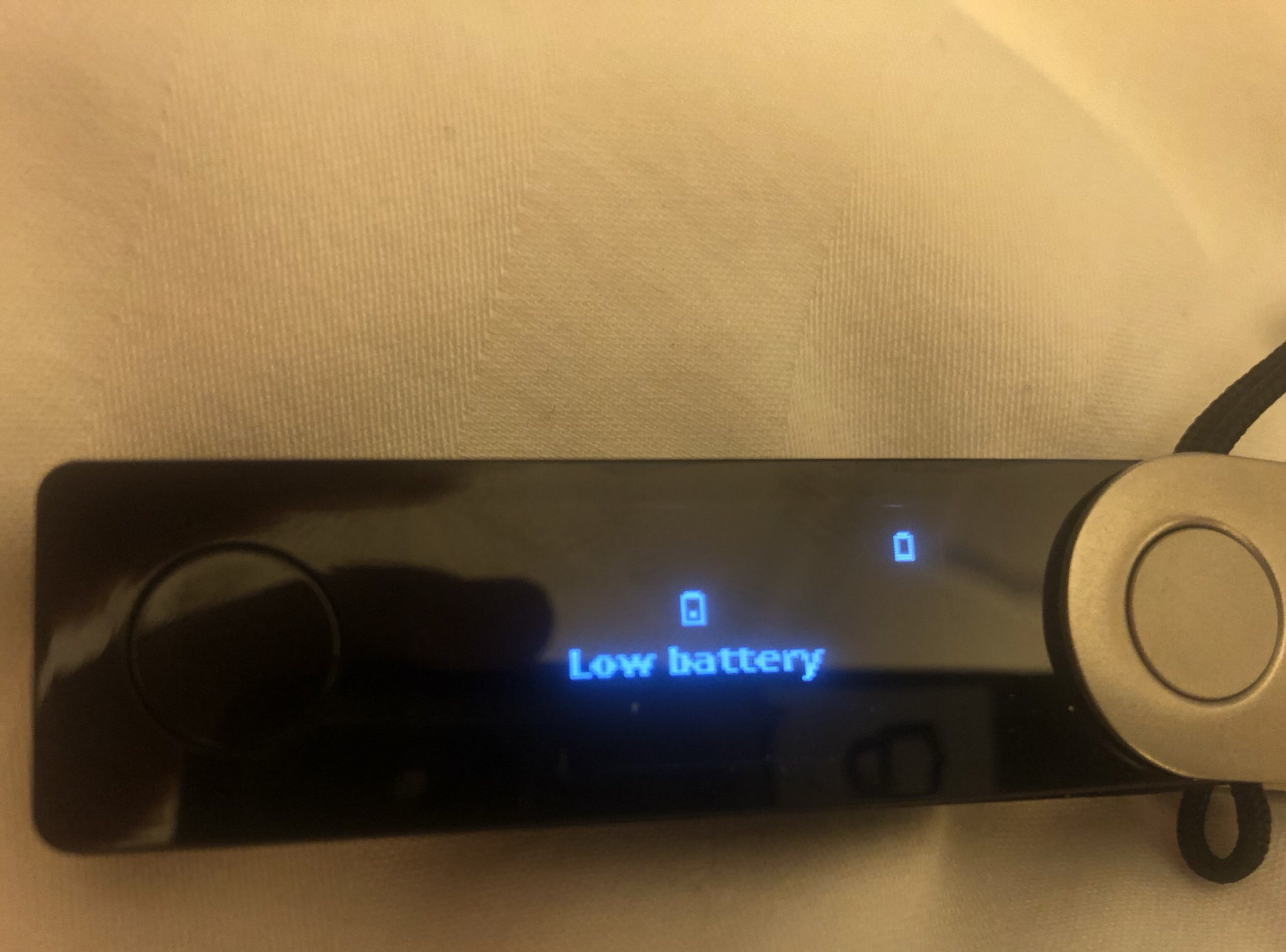 Low battery after unboxing