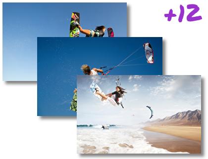 Kitesurfing theme pack