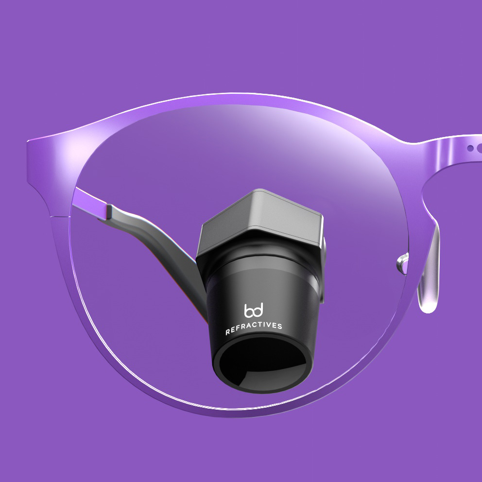 Electric Purple 2.9x Refractives Left Lens