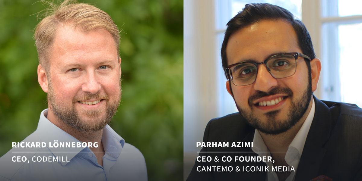 Codemill and Cantemo CEOs