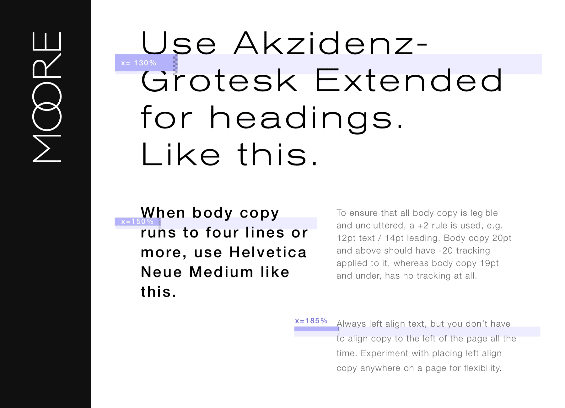 Moore - Typography