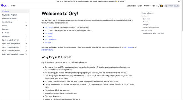 Ory Documentation