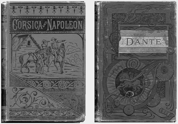 An image of two books made in the time of Goethe