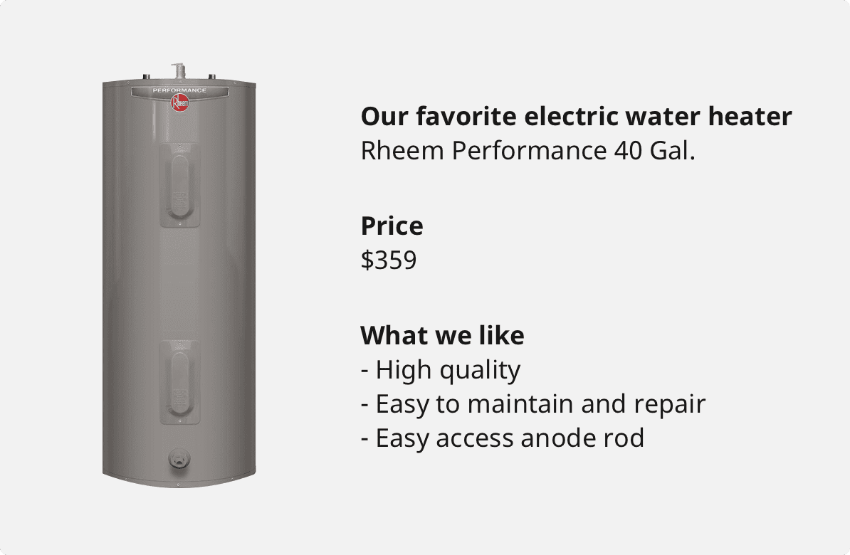 rheem heat pump water heater review