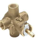 image Brass Rough-In Posi-Temp Pressure-Balancing Cycling Tub and Shower Valve - 12 in IPS Connection