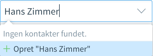 opret kunde