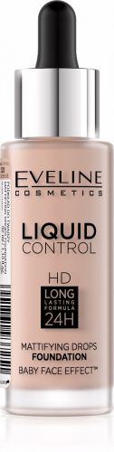 VELINE LIQUID CONTROL folyékony alapozó pipettával rózsa bézs 32ML