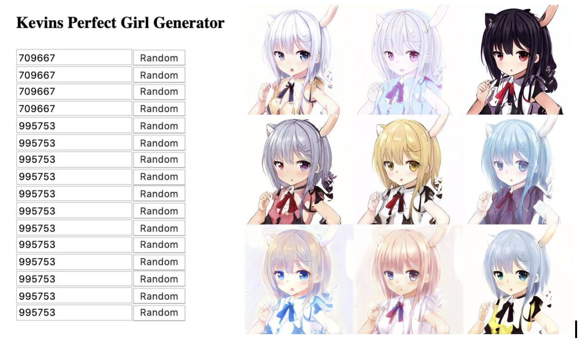 Cute Anime Girl Generator gambar ke 16