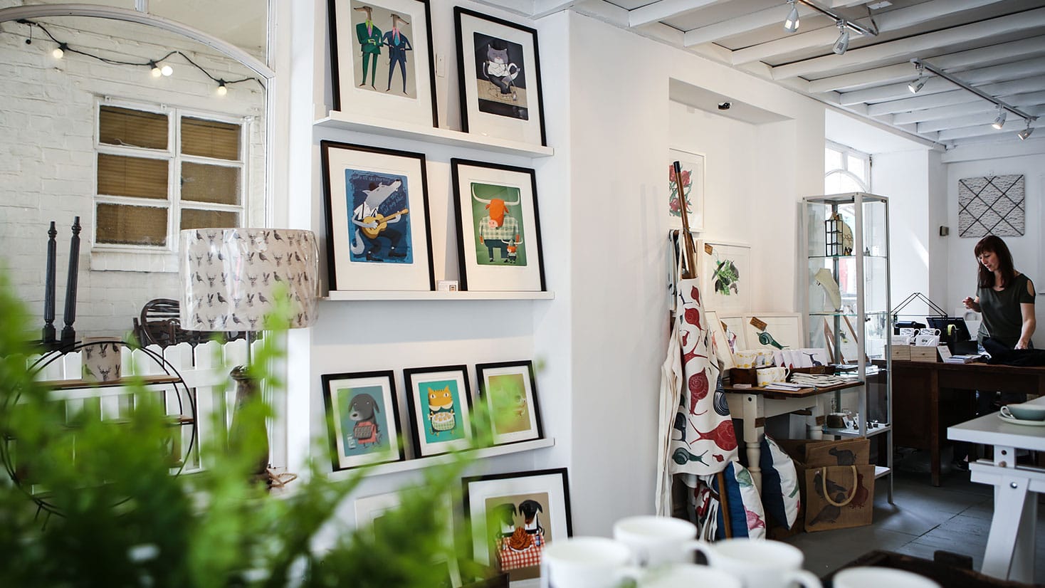 A graphic designer living in North Yorkshire