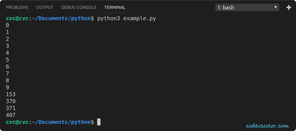 Python Program to find if a number is Armstrong or not - CodeVsColor