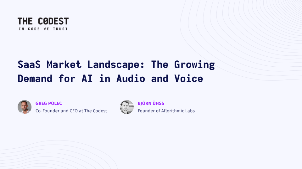The Market Demand for Voice & Audio AI SaaS - Image