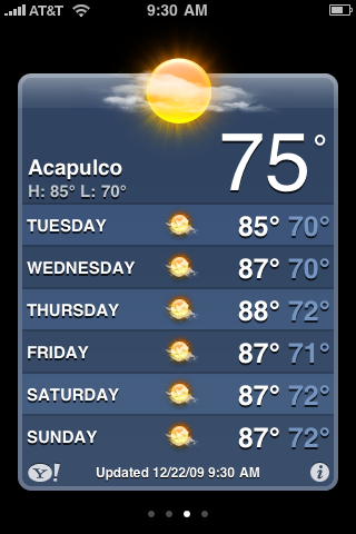 weather in acapulco