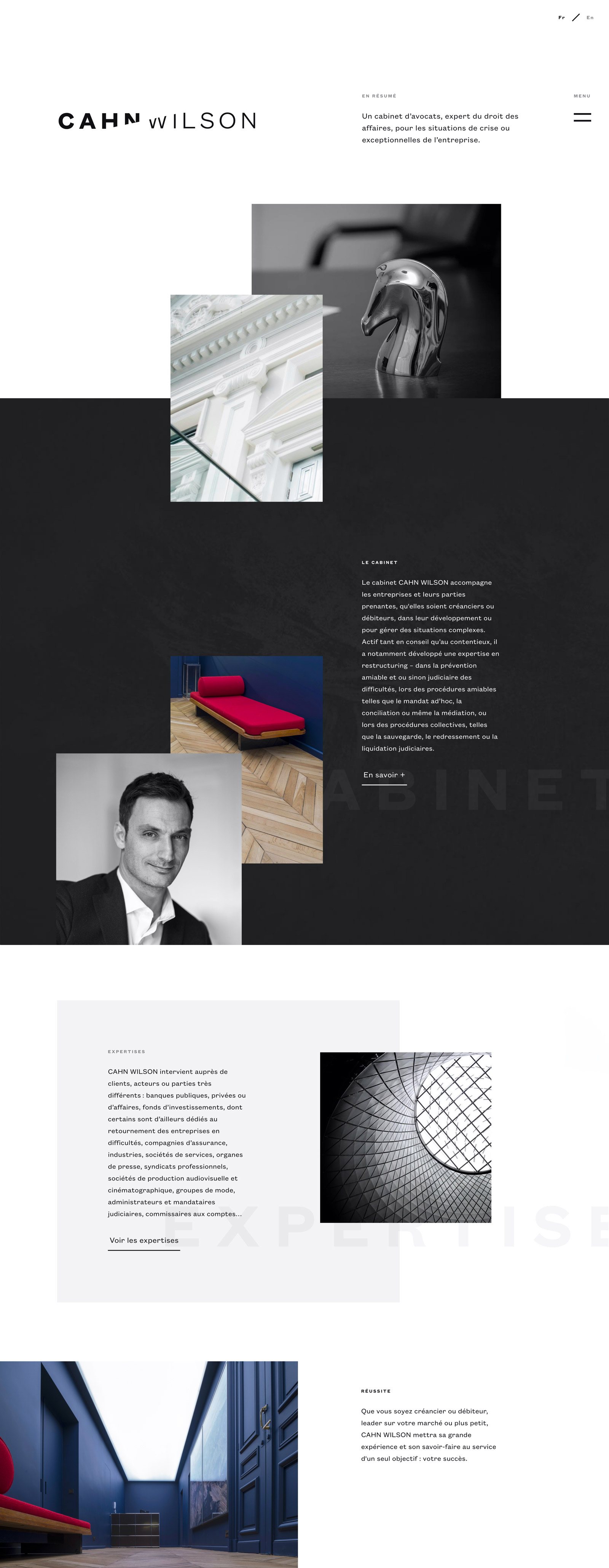 Homepage header