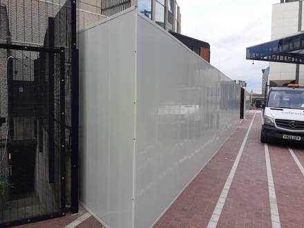 Steel Hoarding System - Nationwide Service - SafeSite Facilities