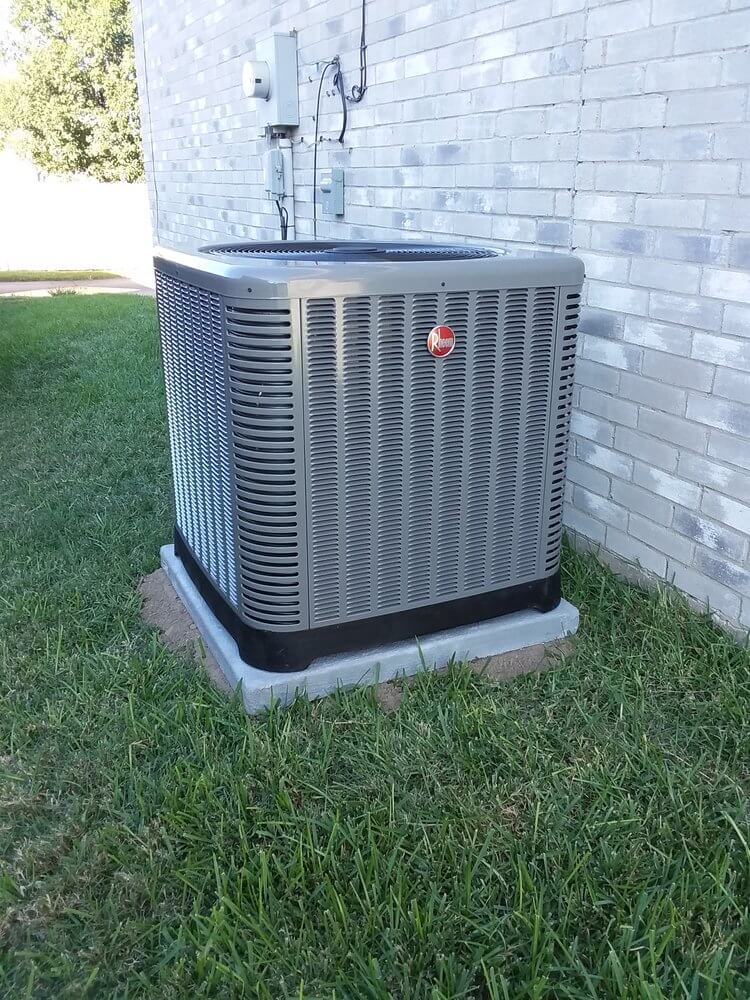 Photo of an exterior AC unit