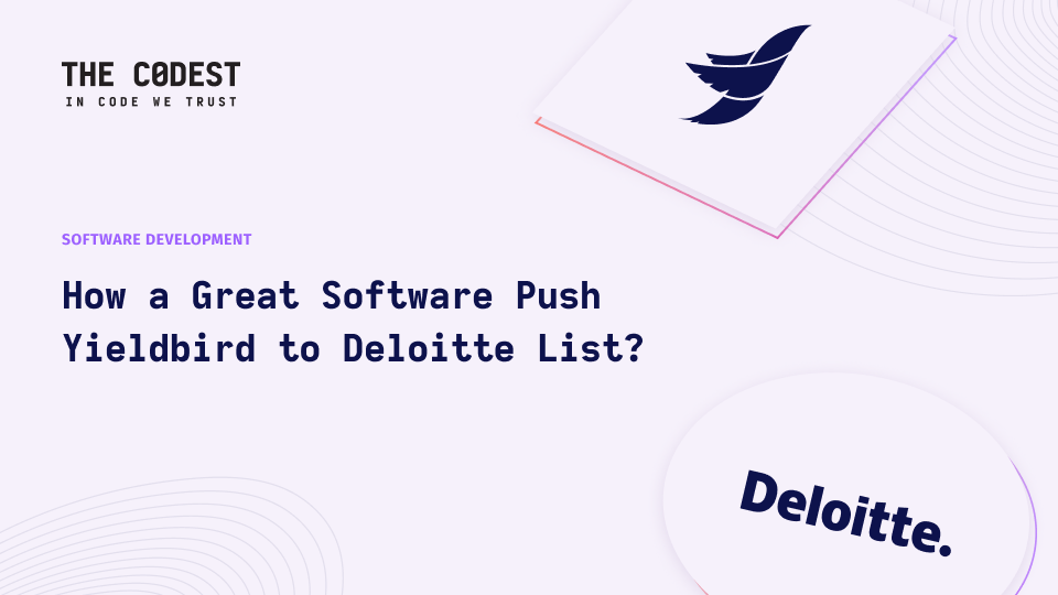 How a great software push Yieldbird to Deloitte List? (Interview) - Image