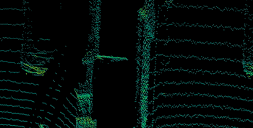 a lidar point cloud image