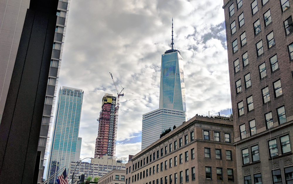 A picture of One World Trade Center building