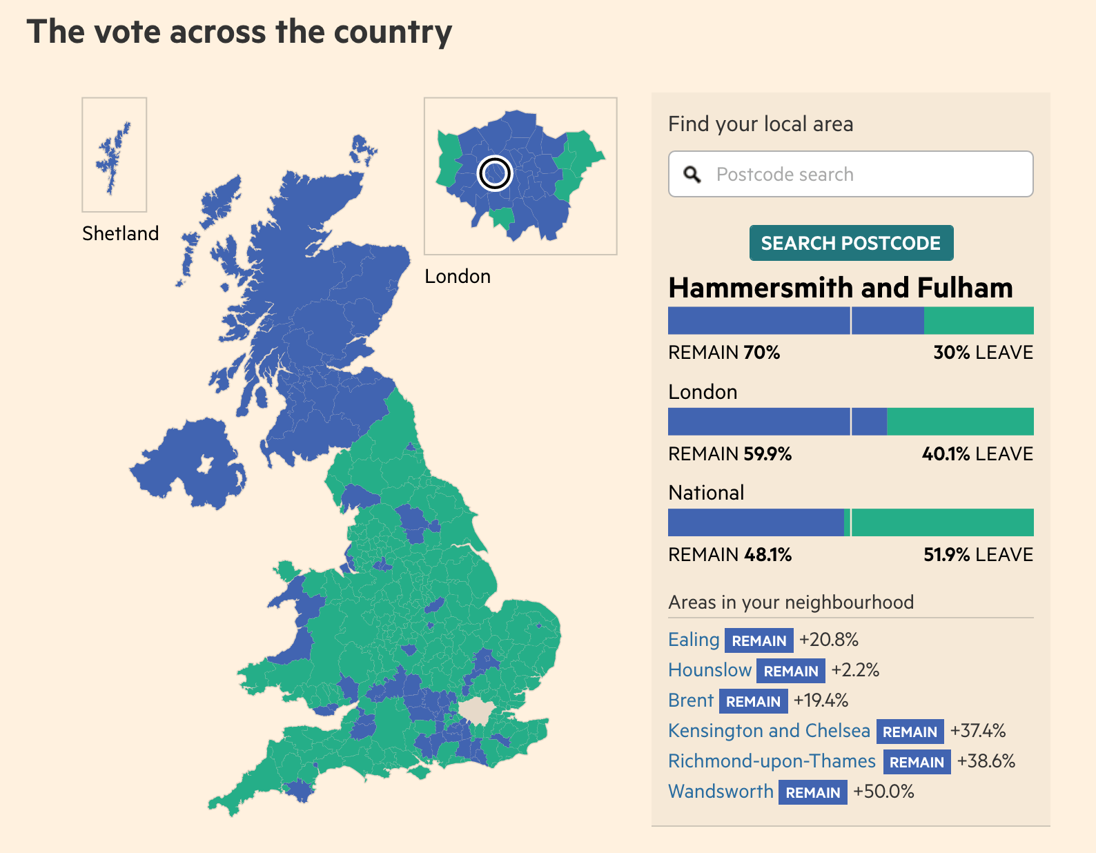 Brexit in interactive maps and charts webkid blog