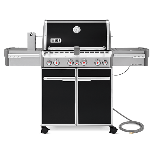 BBQ Weber Série Summit E-470 Noir Gaz Naturel