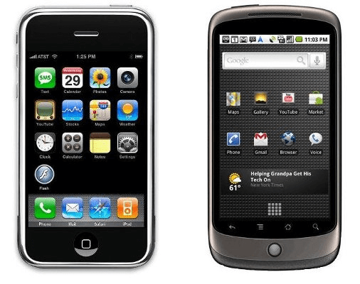 iPhone - Nexus One