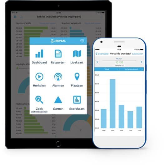 Devices fleet tracking app nl