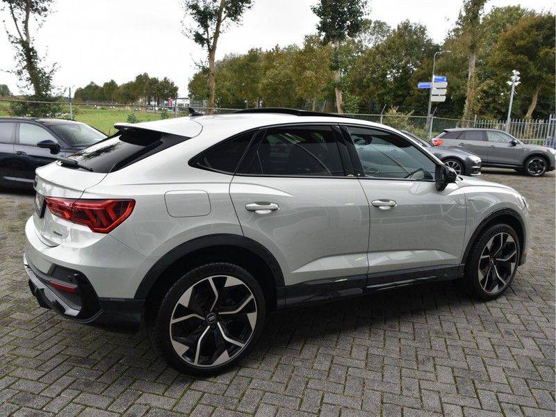 Audi Q3 Sportback 40TFSI Quattro S-Line Black Optic M-LED Pano Virtual 20-Inch 360Camera Tausilver! afbeelding 4