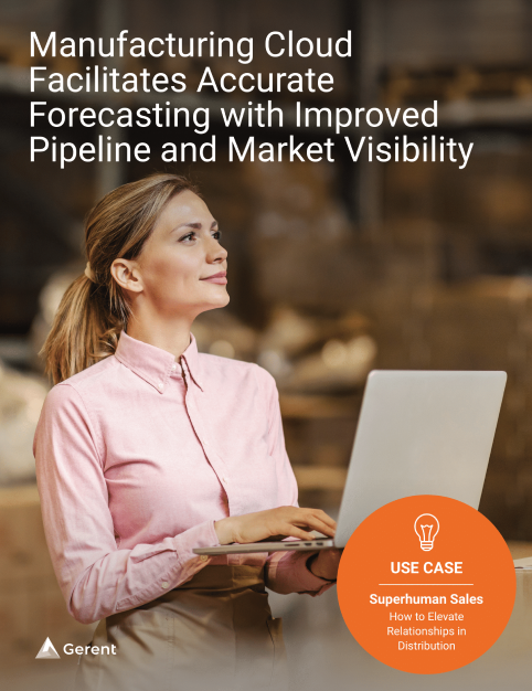 Manufacturing Cloud Facilitates Accurate Forecasting with Improved
Pipeline and Market Visibility
Cover