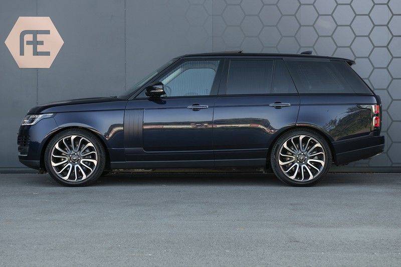 Land Rover Range Rover 5.0 V8 SC Autobiography Portofino Blue + Verwarmde, Gekoelde voorstoelen met Massage Functie + Adaptive Cruise Control + Head Up afbeelding 5