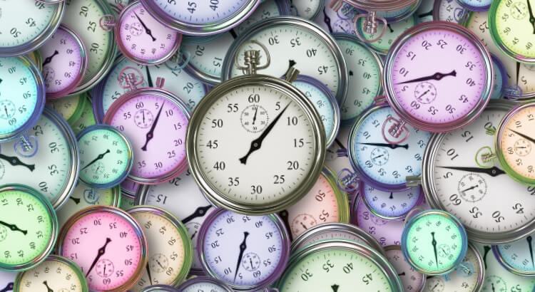 Lots of different coloured watches