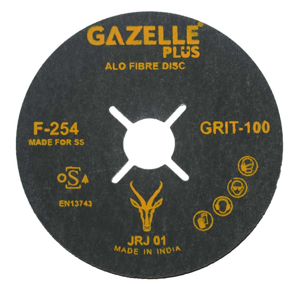 4.5 In. Coated Fibre Sanding Discs (115mm) 36 Grits - SS