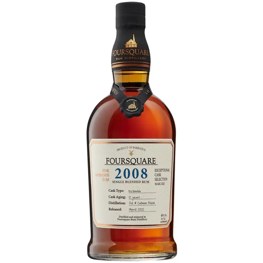 Image of the front of the bottle of the rum Exceptional Cask Selection XIII 2008