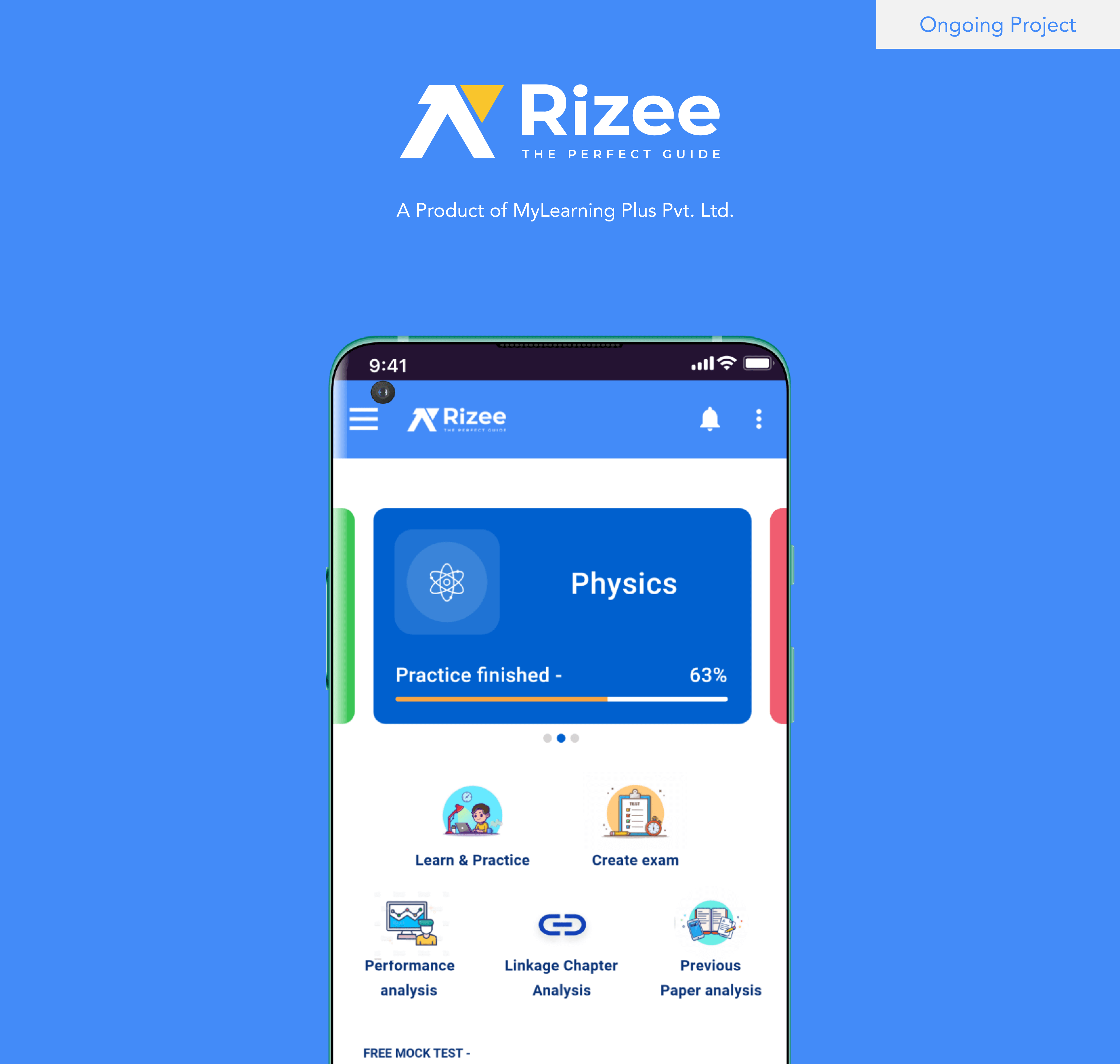 Rizee - educational app for higher secondary students