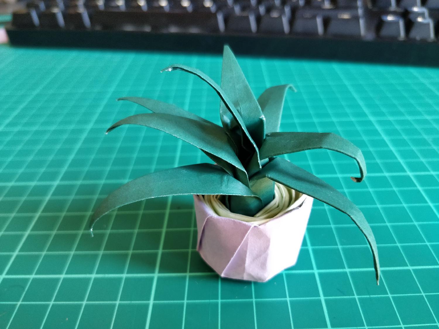 Origami Mini Pot Plant | Declan Webb