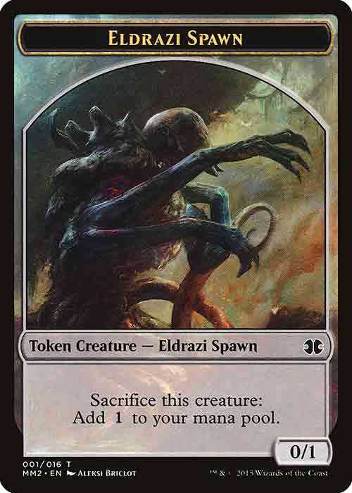 0/1 Colorless Eldrazi Spawn Creature Token