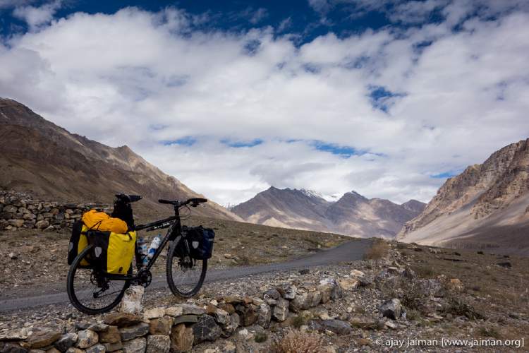 My current cycle rig for cycling in the Indian Himalayas