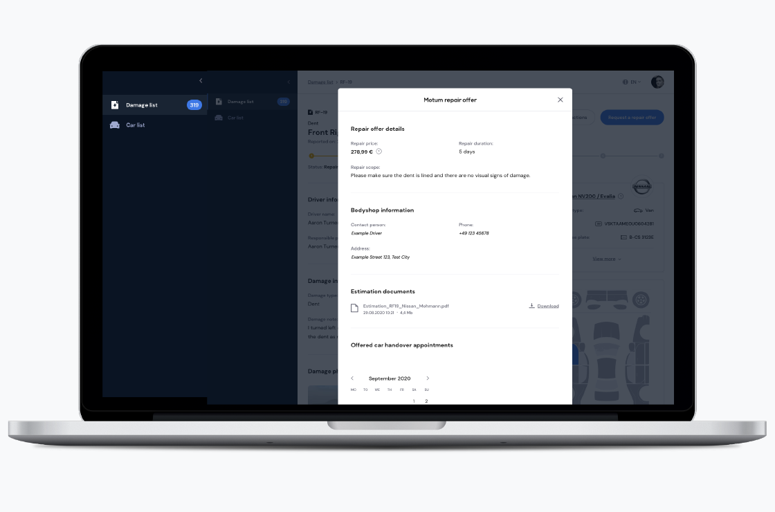 App screenshot for motum 3