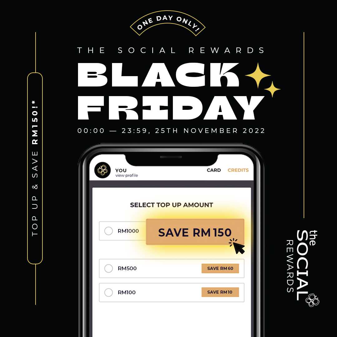featured image thumbnail Black Friday on The Social Rewards App: Great Savings on Social Credit Top Ups!